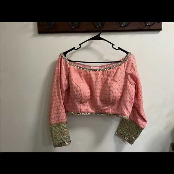 Heavy Wedding Reception Lehenga Indian Dress - Picture 11 of 11